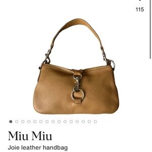 Miu Miu Joie with silver hardware